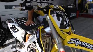 Factory Power Broc Tickles RCHSycuanRAM Suzuki RMZ450  TransWorld Motocross [upl. by Tremml472]