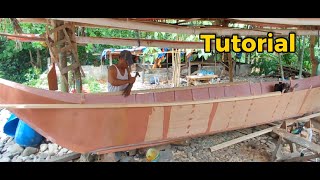 Easy way to Make a Boat with Kamarote Complete Tutorial  KABANTAY [upl. by Aniles]