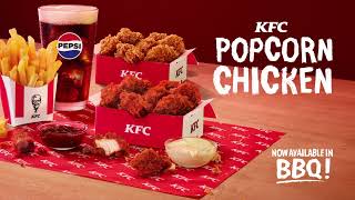 KFC POPCORN CHICKEN  BBQ NOW AVAILABLE [upl. by Eenobe]