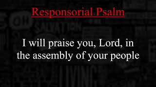 CANTOR Fifth Sunday of Easter  April 28 2024  RESPOND amp ACCLAIM [upl. by Drusilla]