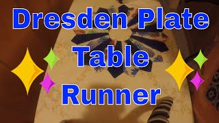 Dresden Plate Table Runner [upl. by Ileyan606]