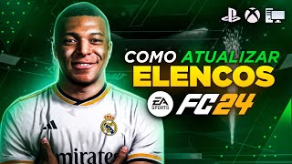 Como ATUALIZAR os ELENCOS do FIFA 24 MANUALMENTE  PS4PS5Xbox OneSeriesPC ✅ [upl. by Downey]