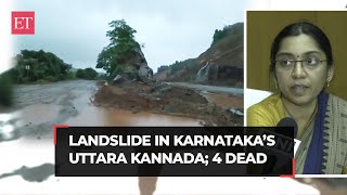 Major landslide in Karnataka’s Uttara Kannada leaves 4 dead 3 missing [upl. by Parsaye]