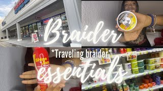 Braider essentials  Traveling braider  braider must haves  Fl📍 [upl. by Dolan]