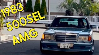 The Mercedes 500SEL AMG amp 560SEL in action  Masterpiece of 1980s Excess [upl. by Kimmi704]