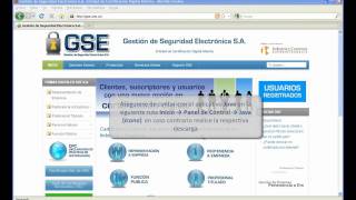 Manual de Instalación Certificados Digitales GSE por Token [upl. by Ycats]