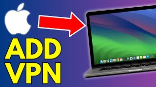 How To Add VPN On MacBook [upl. by Kayne461]