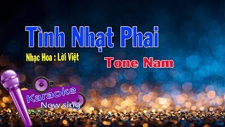 Tình Nhạt Phai  Karaoke Beat Chuẩn  Tone Nam [upl. by Bleier]