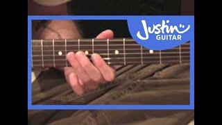 Johnny B Goode  Chuck Berry Songs Guitar Lesson ST318 How to play [upl. by Haikezeh]