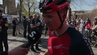 Thomas Pidcock  Interview at the finish  La Flèche Wallonne 2023 [upl. by Okihcim884]