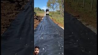 Look how perfect layed this gravel roadgoodjob perfection gravelroadtrending facts viralvideo [upl. by Palmer728]