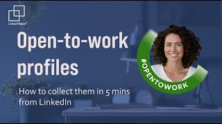 How to find opentowork candidates on LinkedIn [upl. by Champ]