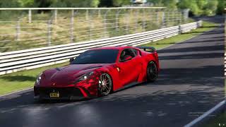 Ferrari 812 NLargo Novitec  Nürburgring  Assetto Corsa [upl. by Lorita]