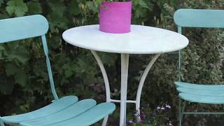 Metal Garden Furniture Facelift with PlastiKote spray paint [upl. by Ayo]