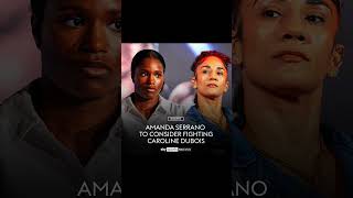 Amanda Serrano will consider fighting Caroline Dubois taylorserrano amandaserrano jakepaul [upl. by Angid]