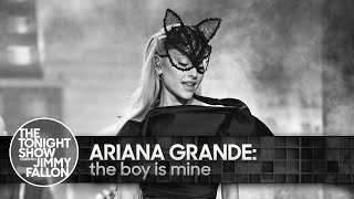 Ariana Grande the boy is mine  The Tonight Show Starring Jimmy Fallon [upl. by Joyce643]