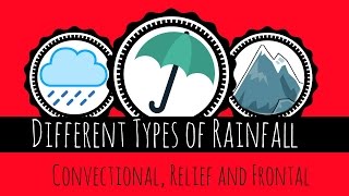 Different Types of Rainfall  Convectional Relief and Frontal  GCSE Geography [upl. by Notnirb]