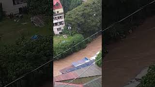 Balili River during strong rain [upl. by Ahsertal]