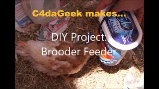 DIY Brooder Feeder [upl. by Arad]