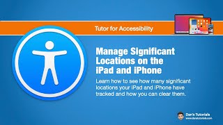 Manage Significant Locations on the iPad and iPhone [upl. by Ecar]