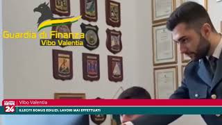 Vibo Valentia Illeciti bonus edilizia Lavori mai effettuati [upl. by Sakmar]