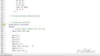 VHDL Lecture 15 Lab 5  case select simulation [upl. by Farant933]