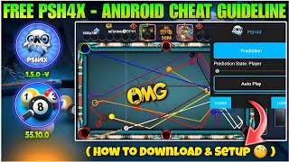 Psh4x  Android🔥Cheat 8Ball Pool New Version Full Explained [upl. by Aihsyt]