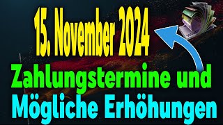 Rentenänderungen Ab 15 November 2024 Auszahlungstermine amp Geplante Erhöhungen [upl. by Keen662]