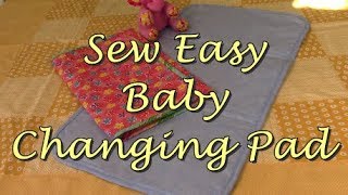 Baby Changing Pad  The Sewing Room Channel [upl. by Ilowell]