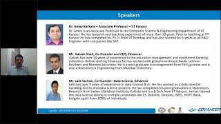 What is AI amp Analytics by IIT Kanpur amp Edvancer [upl. by Marquez]