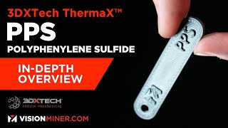 ThermaX PPS Chemically Resistant 3D Printing Filament by 3DXTech Polyphenylene Sulfide [upl. by Kcuhc387]