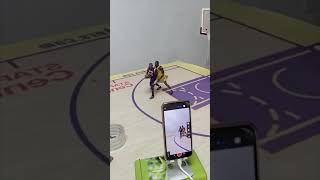 He made this video of Kobe and LeBron with his action figures 😳👏  shorts [upl. by Ahsima526]