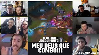 STREAMERS REAGINDO A PLAY DO MUNDIAL ENTRE HLE X GENG [upl. by Varden]