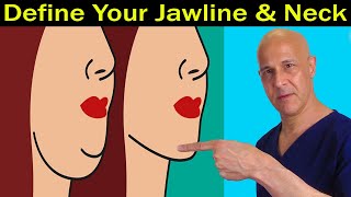 Proven Exercises for a Firm Defined Jawline amp Neck  Dr Mandell [upl. by Ayhtak]