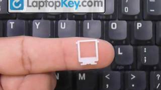 Replace Keyboard Key Toshiba Satellite Tecra Qosmio Portege P200 P205 P300 L350 L355 L355 P500 A500 [upl. by Ingra]