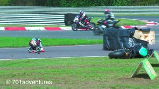 Peter Hickman Crash 2024 Bennetts British Superbike Championship at Oulton Park [upl. by Tripp749]