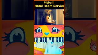 Pitbull Hotel Room Service HOW TO PLAY PIANO MiauMiau [upl. by Arateehc201]