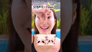 Slim Nose Exercise Reshape and sharpen Fat Nose shorts antiaging [upl. by Seif183]