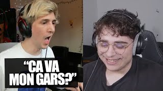 KAMETO DISCUTE EN FRANCAIS AVEC XQC [upl. by Ykcor]