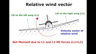 Why planes have Dihedral angle on the wings dihedral effect Lateral stability Rolling moment [upl. by Euqinaj]