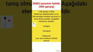 Smes iynəsinin tərkibilitik qarısıq qızdırmasalıcı [upl. by Yleek]