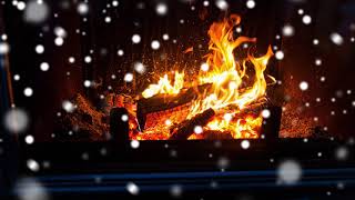 rumore fuoco e tempesta di neve  rumore bianco  ASMR  8 ore [upl. by Strawn]