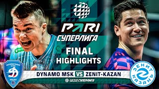 Dynamo MSK vs ZenitKazan  HIGHLIGHTS  Final  Round 3  Pari SuperLeague 2024 [upl. by Hsilgne731]