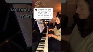 Wow 🥹❤️ piano consentement enfant maman anamadet [upl. by Avivah]