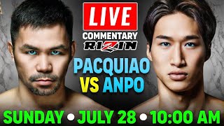 🔴LIVE Manny Pacquiao vs Rukiya Anpo Full Fight Commentary Pedro Taduran vs Ginjiro Shigeoka Fight [upl. by Eldreeda]