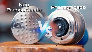 Filtro Pressurizado VS Não Pressurizado Espresso Oster Prima Latte 2  Não Sou Barista [upl. by Nnylatsirk]