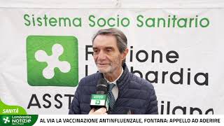 Al via la vaccinazione antinfluenzale Fontana appello ad aderire [upl. by Merc123]