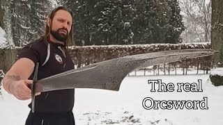 The real Orcsword The 14 century reversed Falchion [upl. by Toor]