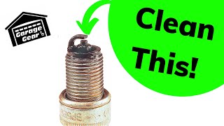 HOW TO CLEAN A DIRTY FOULED SPARK PLUG FOR FREE Small Engine Maintenance and Repair [upl. by Orhtej]