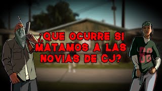 ¿Que paso si matamos las novias de CJ GTA San Andreas [upl. by Acirne868]